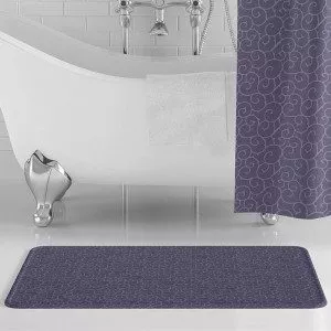 Lilac Swirls Bath Mat