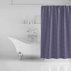 Lilac Swirls Shower Curtain