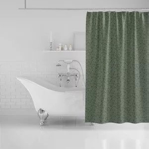 Orchard Green Leaves Shower Curtain