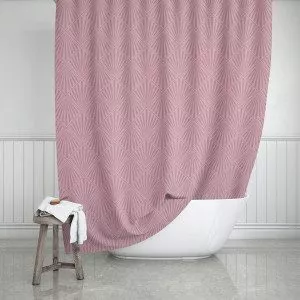 Pink Art Deco Shower Curtain