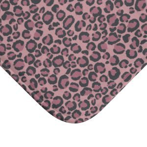 Pink Leopard Bath Mat