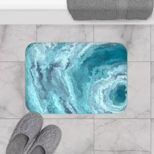 Aqua Agate Bath Mat