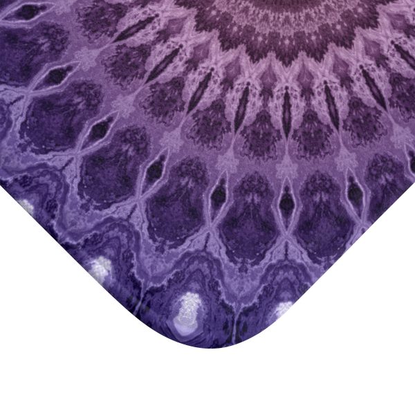 Violet Mandala Bath Mat