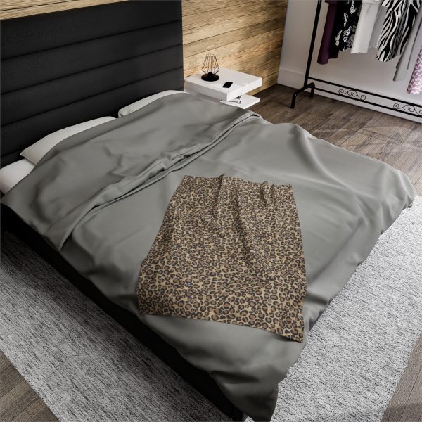 Leopard Velveteen Plush Blanket
