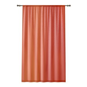 Orange Color Wash Sheer Window Curtain