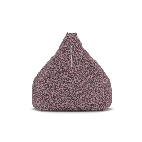 Pink Leopard Print Bean Bag Chair Cover