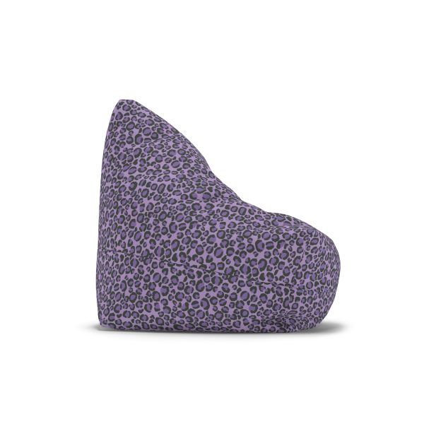 Purple Leopard Print Bean Bag Chair Cover