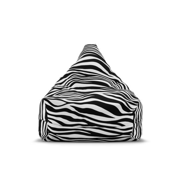 Zebra Print Bean Bag Chair Cover