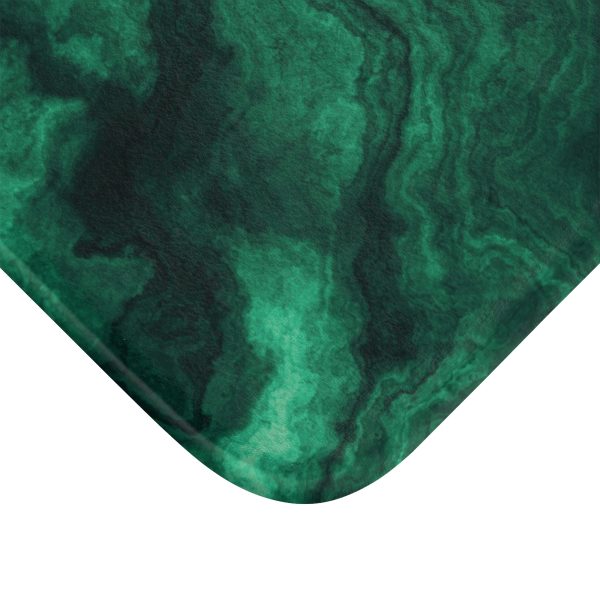 Emerald Green Marble Bath Mat