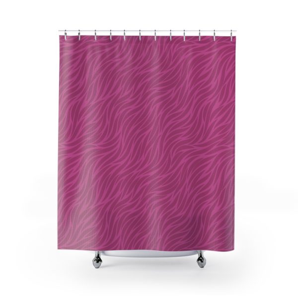 Berry Waves Shower Curtain