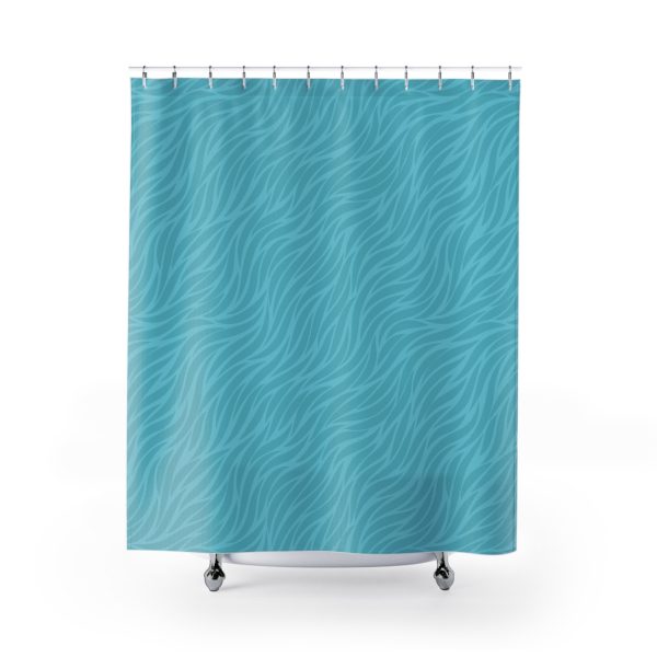 Capri Blue Waves Shower Curtain