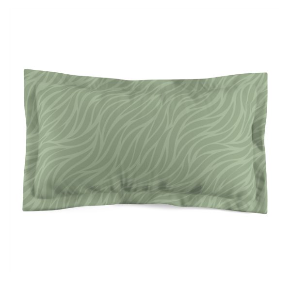 Watercress Waves Microfiber Pillow Sham