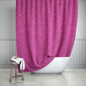 Berry Waves Shower Curtain