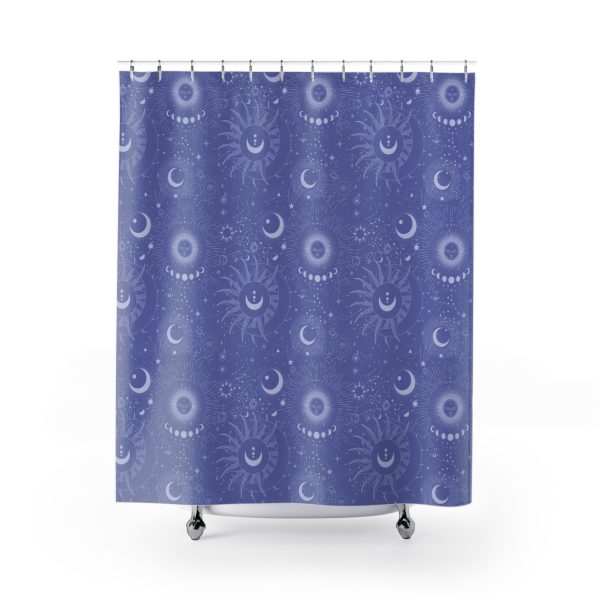 Lavender Celestial Shower Curtain