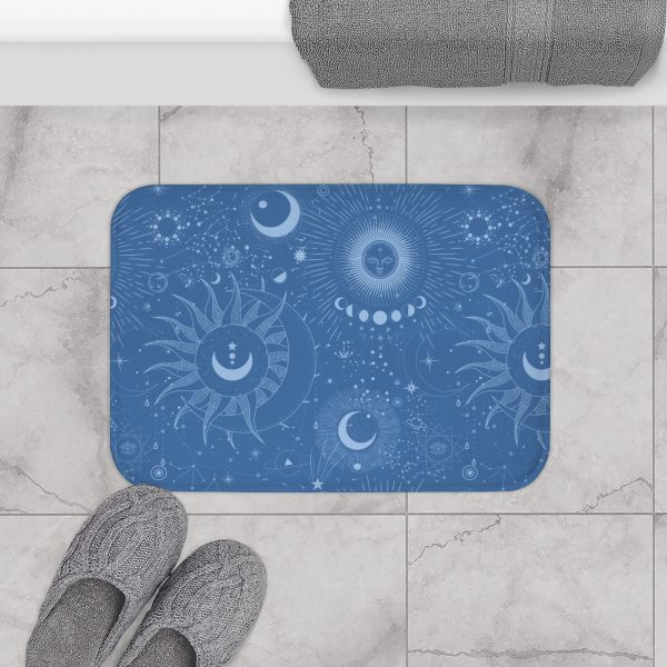 Blue Celestial Bath Mat