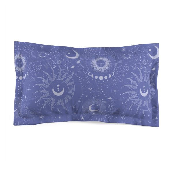 Lavender Celestial Microfiber Pillow Sham
