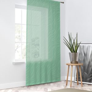 Carnival Glass Waves Sheer Window Curtain – One Panel