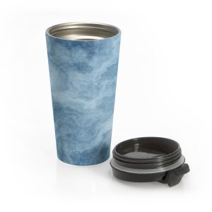 Blue Marble Stainless Steel Travel Mug