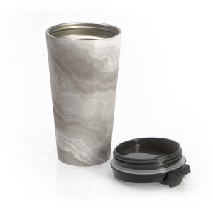 Ivory Marble Stainless Steel Travel Mug