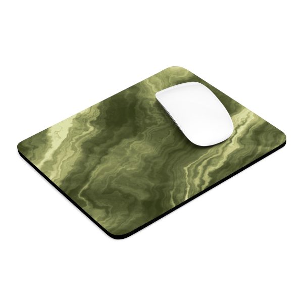 Olive Marble Mouse Pad
