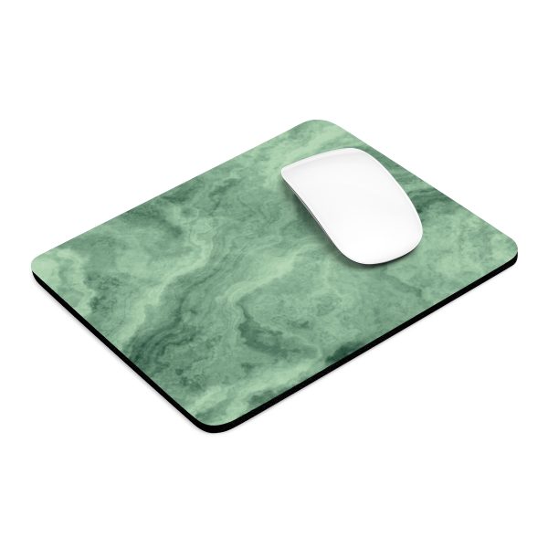 Green Marble Mouse Pad