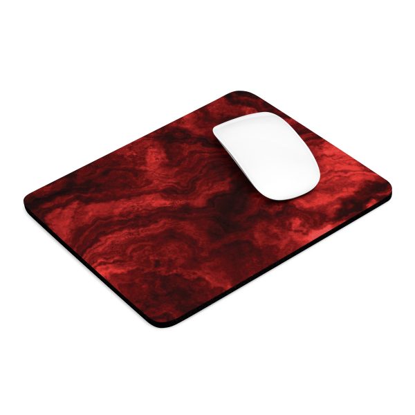 Ruby Red Marble Mouse Pad