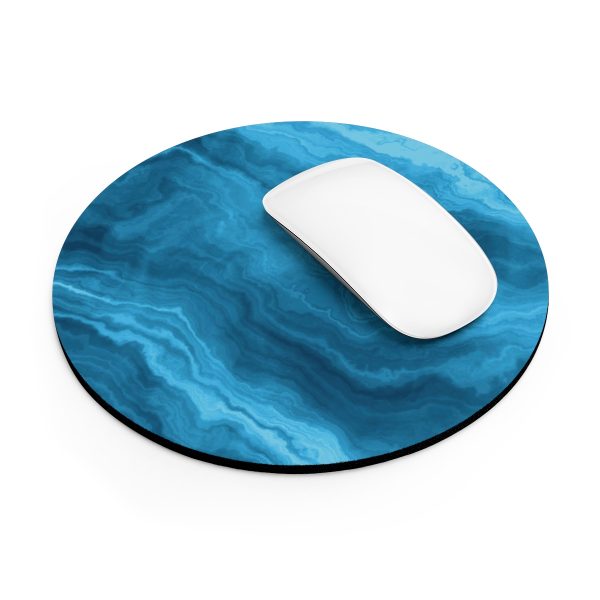 Aqua Marble Mouse Pad