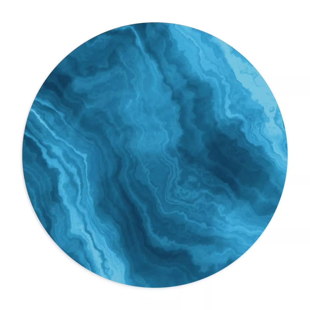 Aqua Marble Mouse Pad