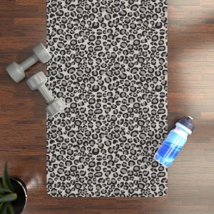 Snow Leopard Rubber Yoga Mat