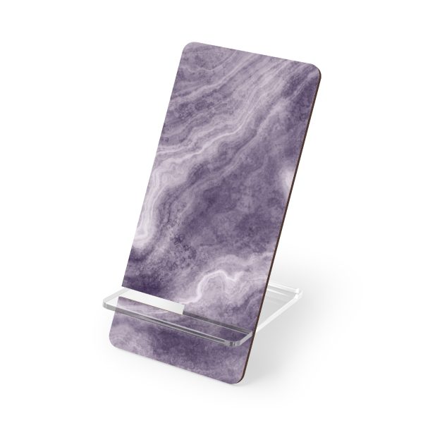 Amethyst Marble Display Stand for Smartphones