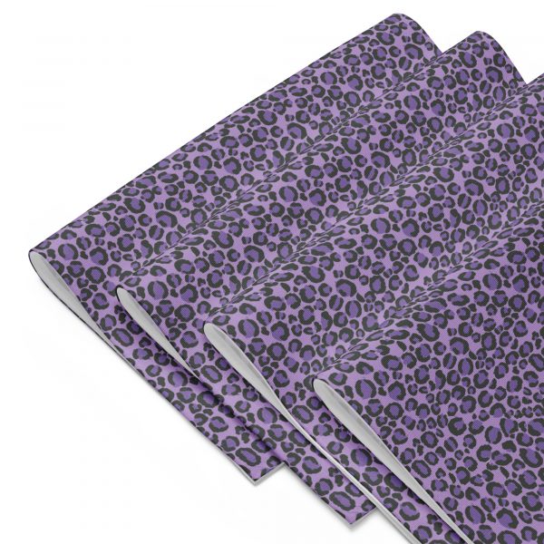 Purple Leopard Placemat Set