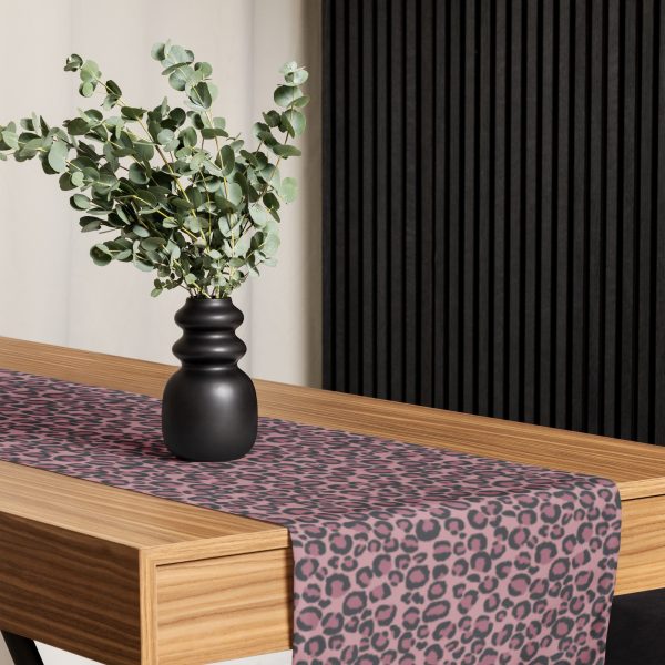 Pink Leopard Table Runner