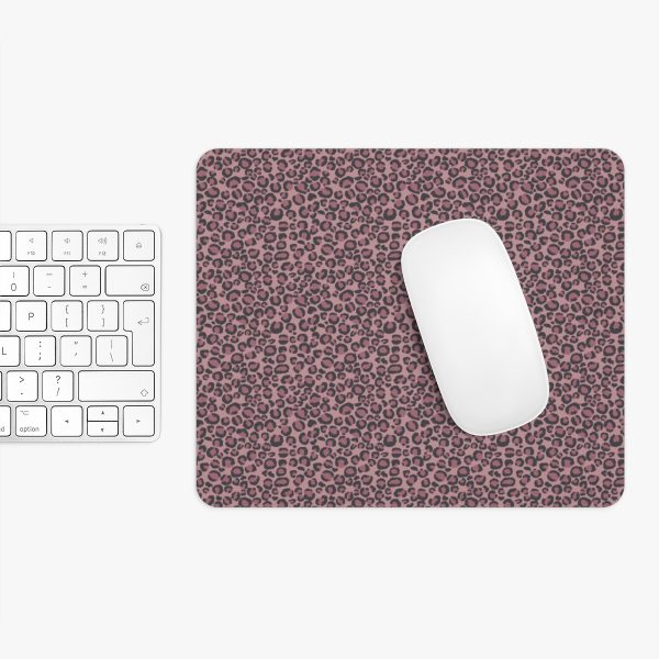 Pink Leopard Mouse Pad