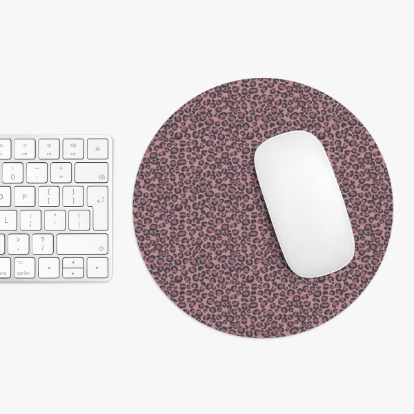 Pink Leopard Mouse Pad