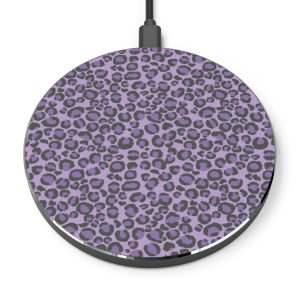Purple Leopard Wireless Charger