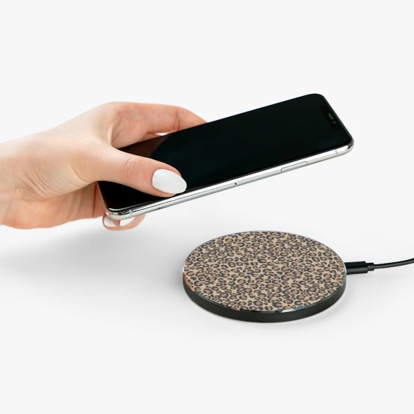 Tan Leopard Wireless Charger