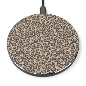 Tan Leopard Wireless Charger