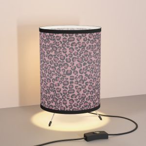 Pink Leopard Tripod Lamp – USCA plug