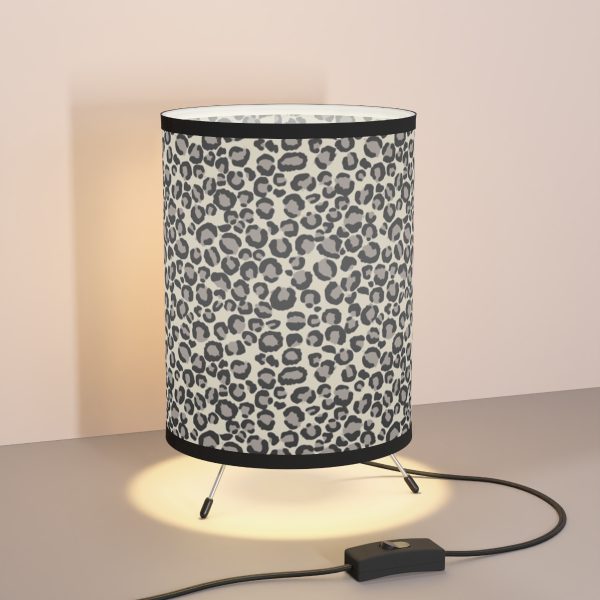 Snow Leopard Tripod Lamp