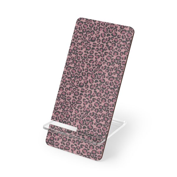 Pink Leopard Display Stand for Smartphones