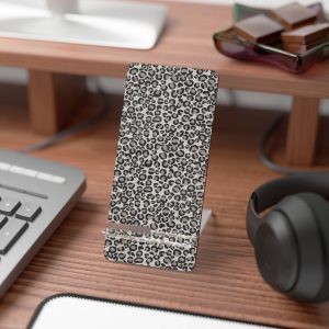 Snow Leopard Display Stand for Smartphones