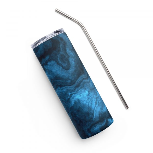 Sapphire Marble Stainless Steel Tumbler