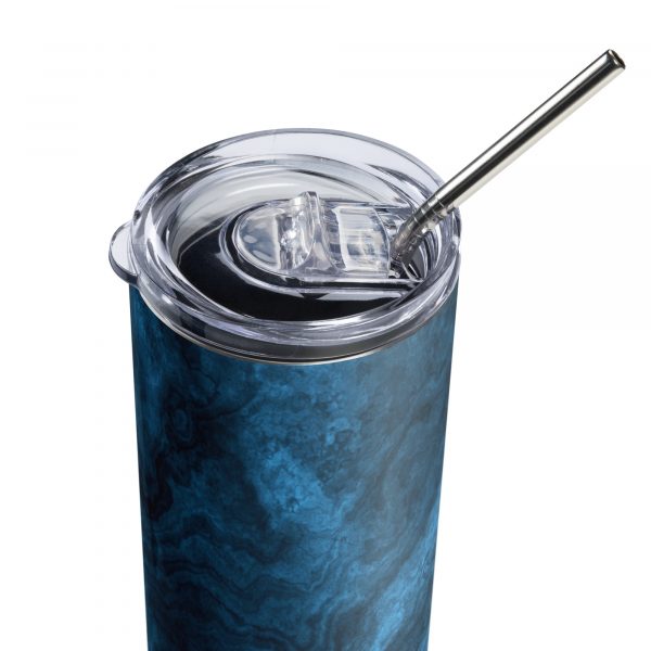 Sapphire Marble Stainless Steel Tumbler