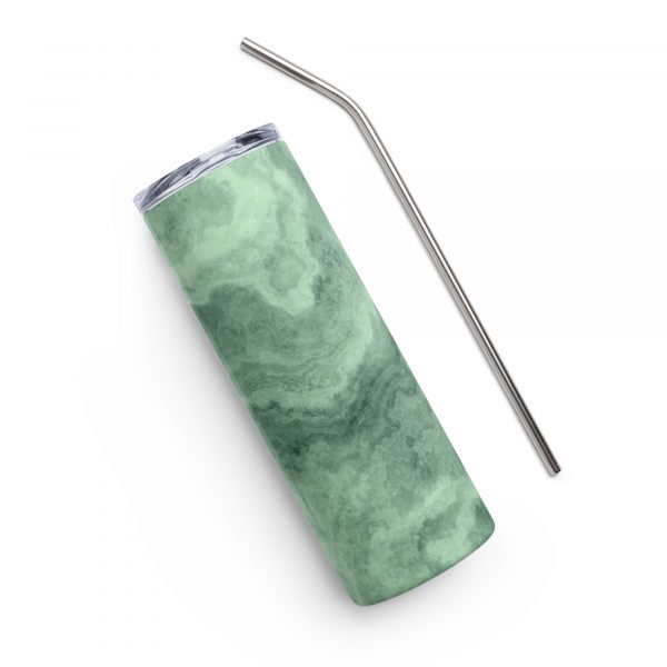 Green Marble Stainless Steel Tumbler