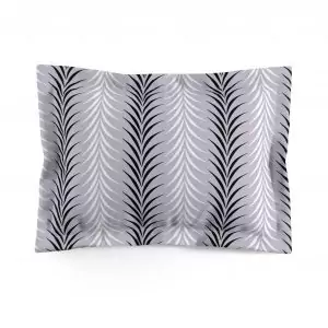 Lilac Chevron Stripes Microfiber Pillow Sham