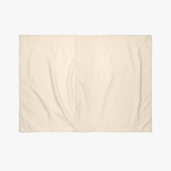 Cream Colored Sham Back